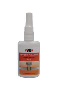 ФИКСАТОР РЕЗЬБОВОЙ ВЫСОКОЙ ПРОЧНОСТИ WR270 50 МЛ (аналог WURTH 0893270025)